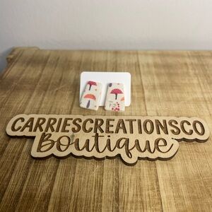 Mushroom Design Earrings